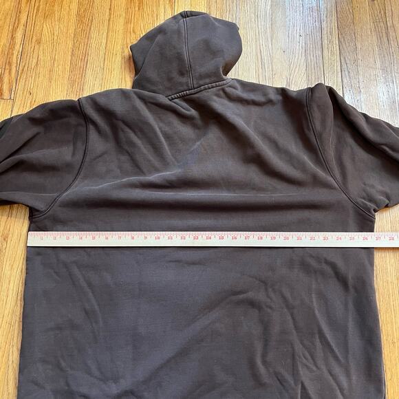 Nike Air Jordan Hoodie Mens XL Brown Logo Sweatshirt * - Picture 7 of 7